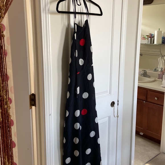 Realisation Par jeet midi dress in large polka dot print - Picture 1 of 5